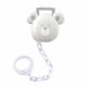 Saro Corrente Porta-Chupeta Happy Teddy Cinzento