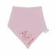 Saro Babete Mini Baby Foulard Party Rosa