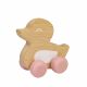 Saro Nature Toy Patinho Mordedor Rosa