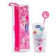Chicco Conjunto de Higiene Oral de Viagem 3-6a Rosa