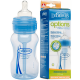 Dr Brown's Natural Flow Options Biberão Silicone Anti-Cólicas Abertura Larga 0m+ Nível 1 Azul 270ml