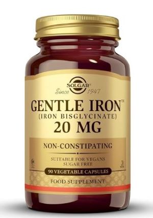 SOLGAR GENTLE IRON 20MG 180 VEG.CÁPSULES