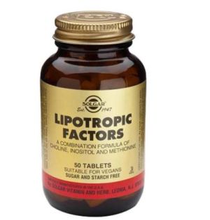 SOLGAR LIPOTROPIC FACTORS 50 TABS