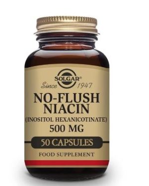 SOLGAR NO FLUSH NIACIN 500MG 50VCÁPS