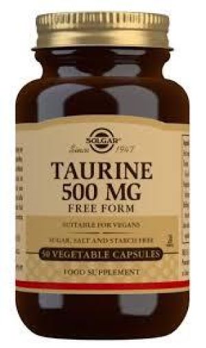 SOLGAR TAURINE 500MG 50VCÁPS