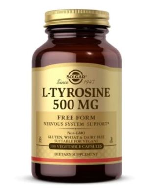 SOLGAR L-TYROSINE 500MG 50VCÁPS