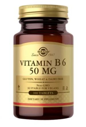 SOLGAR VIT.B-6 100MG 100VCÁPS