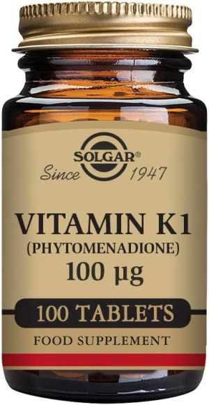 SOLGAR VIT.K1 (FITOMENA) 100MCG 100 TABS