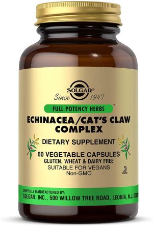 SOLGAR ECHINACEA + CAT S CLAW 60 VEGCAPS