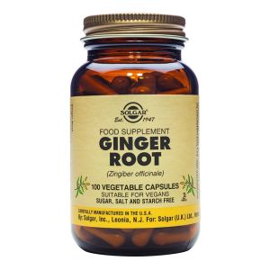 SOLGAR GINGER ROOT 100 VEG CAPS