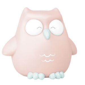 Saro Luz LED de Presença Coruja Dorminhoca Salmão