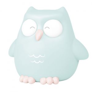 Saro Luz LED de Presença Coruja Dorminhoca Hortelã