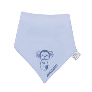 Saro Babete Mini Baby Foulard Party Azul