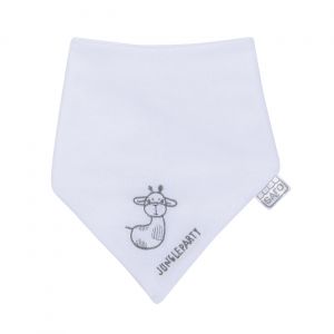 Saro Babete Mini Baby Foulard Party Branco