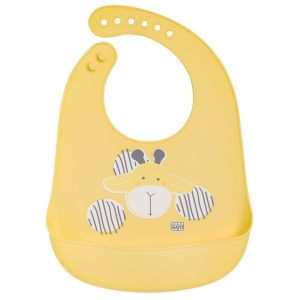 Saro Jungle Party Babete de Silicone Nham! Girafa