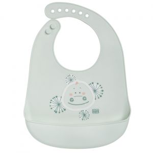 Saro Jungle Party Babete de Silicone Nham! Crocodilo