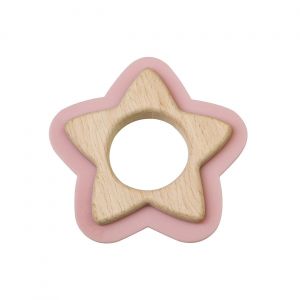 Saro Nature Toy Estrelitas Mordedor Rosa