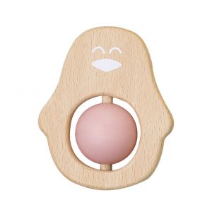 Saro Nature Toy Pinguim Mordedor Rosa