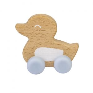 Saro Nature Toy Patinho Mordedor Azul