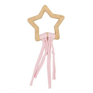 Saro Nature Toy Estrela Fugaz Mordedor Rosa