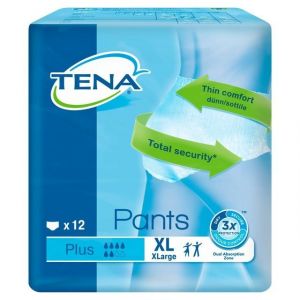 Tena Pants Plus Extra-Large x 12 unid.