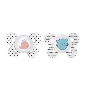 Chicco Chupeta Physio Comfort Black&White Edition 0-6M