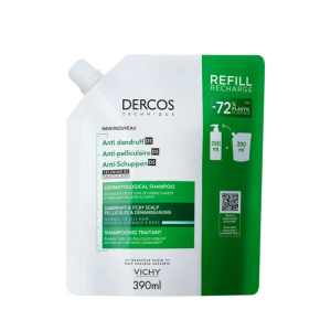 Vichy Dercos Shampoo Anticaspa Cabelo Normal a Oleoso Recarga 390ml