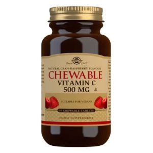 SOLGAR VIT.C 500MG ARANDO/FRAMB.90 C.MAS