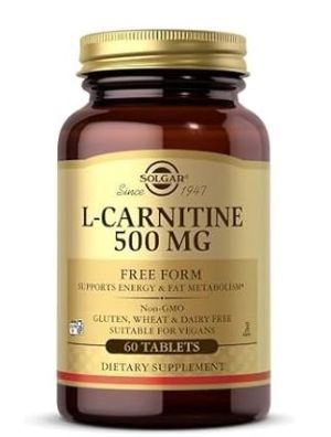 SOLGAR L-CARNITINE 500MG 30 TABS.