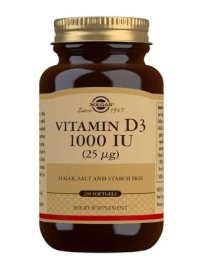 SOLGAR VIT.D3 1000UI VEGAN 60 SOFTGELS