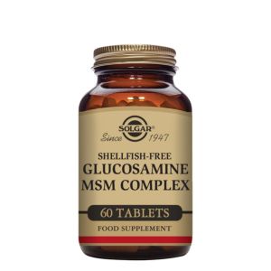SOLGAR GLUCOSAMINE CHONDROITIN MSM 60TAB