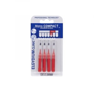 Elgydium Clinic Escovilhões Mono Compact Vermelho 1,5mm