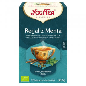 Yogi Tea Bio Chá Alcacuz Menta 17 Saquetas