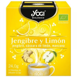 Yogi Tea Gengibre e Limão 12 Infusões