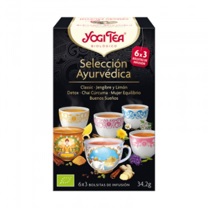 Yogi Tea Seleção de Infusões Ayurvédicas Bio 18 Saquetas