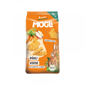Mogli Biscoitos Biológicos - Cenoura e Espelta