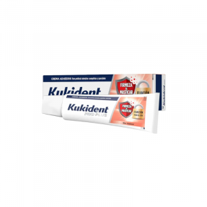 Kukident Firmeza Mastigar Creme Adesivo sem Sabor 40g