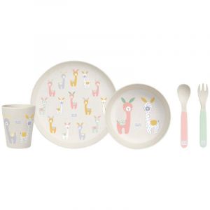 Saro Louça 5 Peças de Bambu Alpaca Selvagem