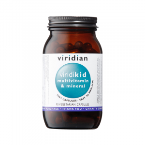 Viridian Viridikid Multivitaminas e Minerais x 90 caps.