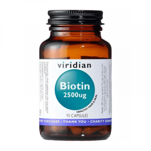 Viridian Biotina 2500mcg x 90 caps.