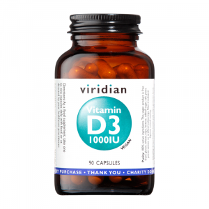 Viridian Vitamina D3 1000UI x 90 caps.