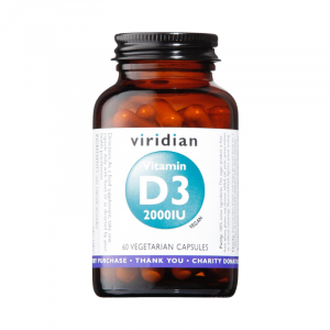 Viridian Vitamina D3 2000UI x 60 caps.