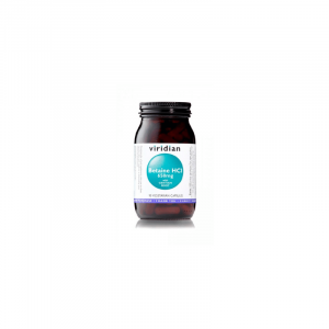 Viridian Betaína HCl 650mg 90 Cápsulas 