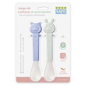 Saro Jogo de 2 Colheres com Ponta Macia