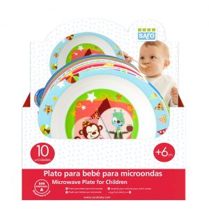 Saro Prato de Bebé para Microondas