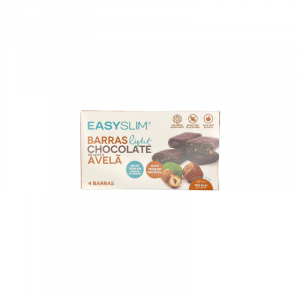 Easyslim Light Milk Chocolate and Hazelnut Bars 4 Units