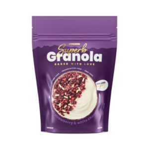 Prozis Superb Granola Açai Strawberry & White Chocolate 250g