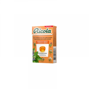 Ricola Rebuc.50g S.Açúcar Laranja+Menta