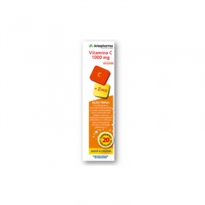 Arkopharma Vitamina C + Zinco 20 Comprimidos Efervescentes