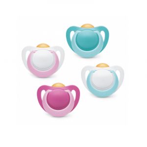 Nuk Genius Chupetas Latex T0 0-2m x 2 unid.